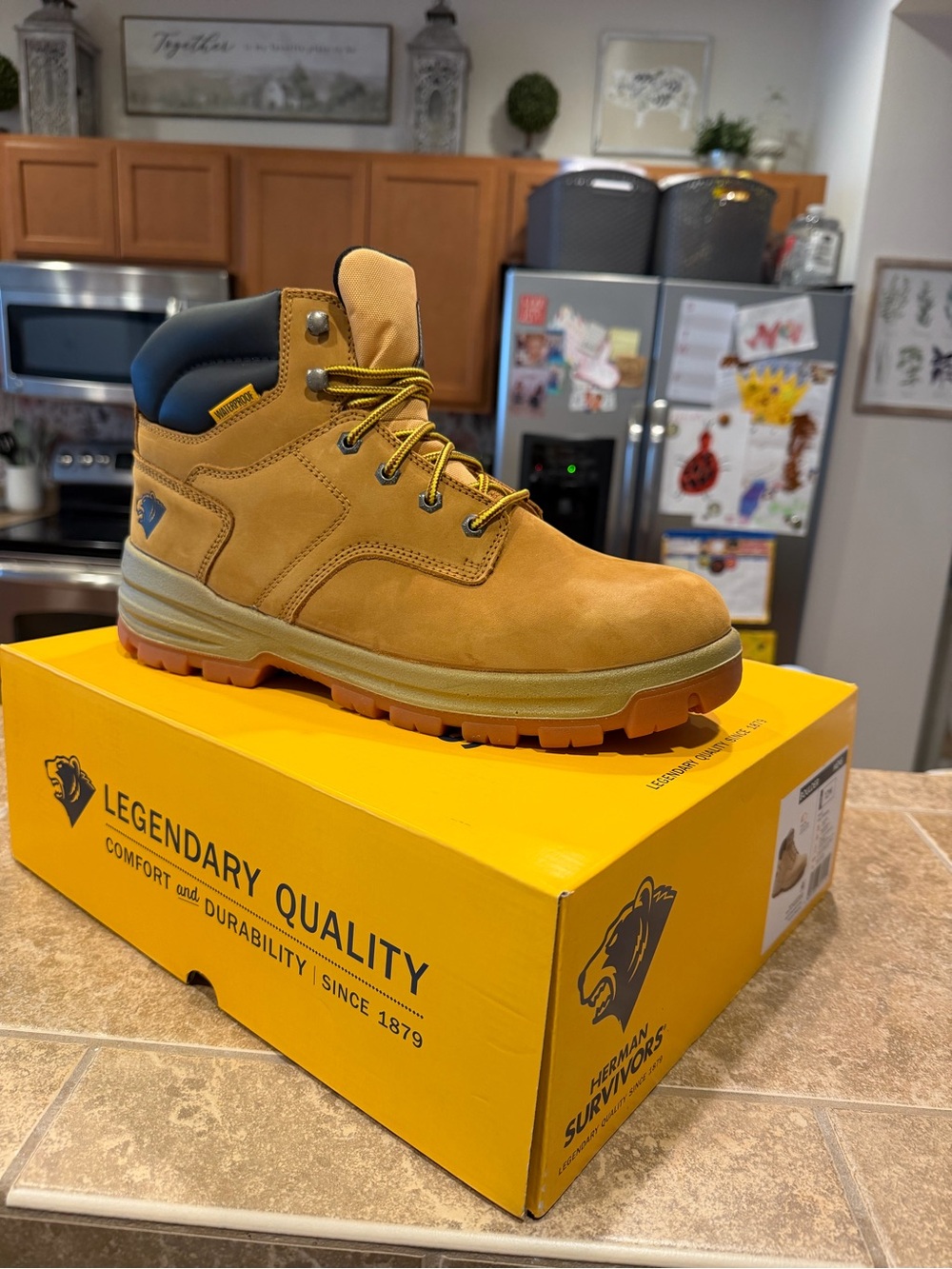 Herman Survivors Men’s Wheat Work Boot — Wheat